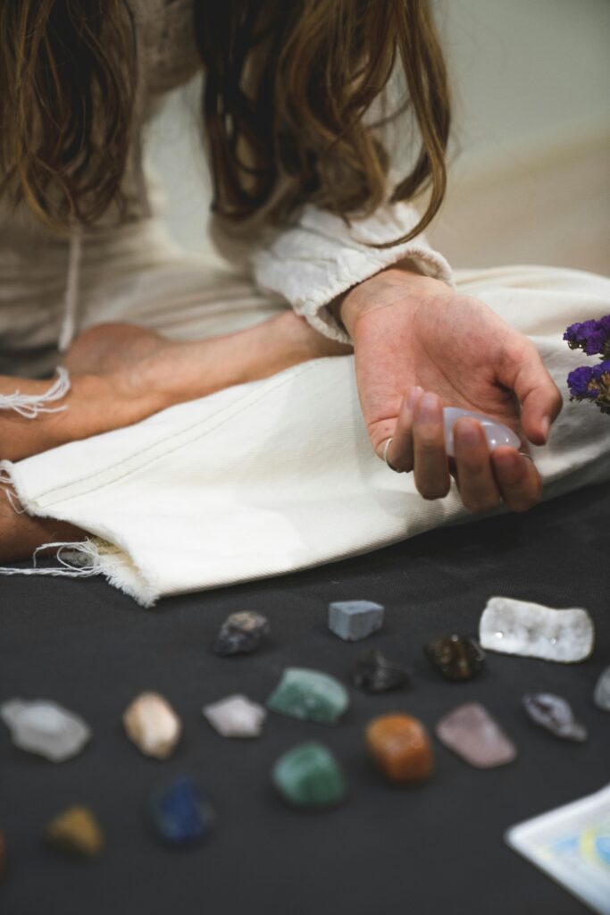 Chakra healing session focusing on energy alignment and balance