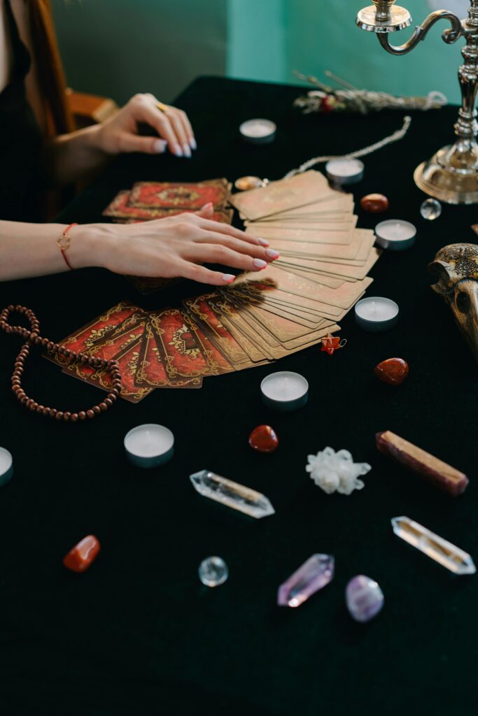  Psychic medium reading session providing guidance and spiritual connection
